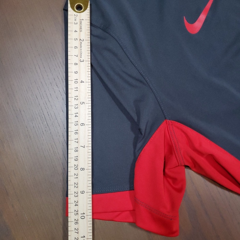 Nike Dri-Fit Ole Miss Polo Golf Shirt Men's Size Medium Gray And Red - Picture 7 of 9